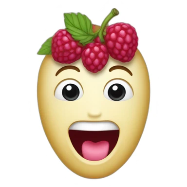 Une Framboise tout seul sticker