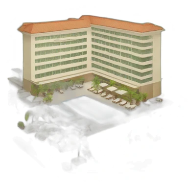 Hotel and resort sticker