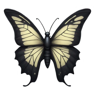 gothic butterfly  sticker