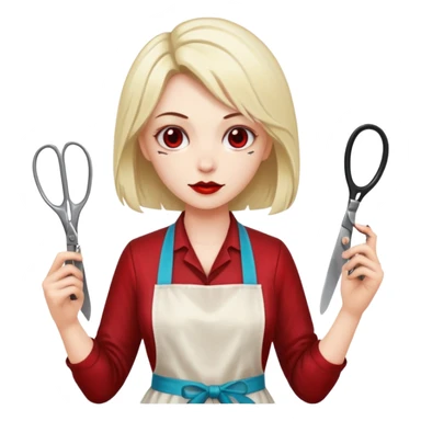 bloody hairdresser sticker