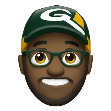 Green Bay packers fan sticker