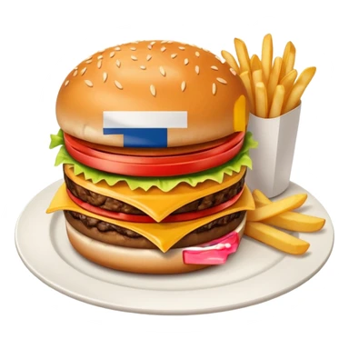 burger leftover sticker