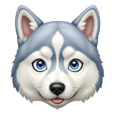 Chien husky sticker