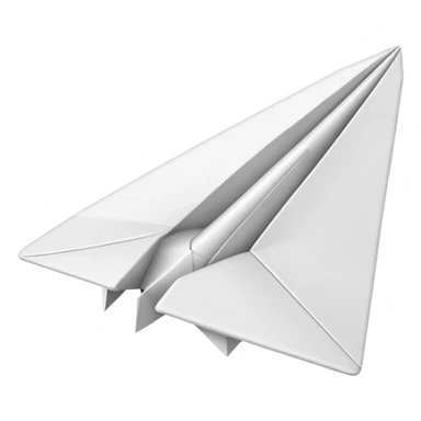 emoji avion de papel sticker