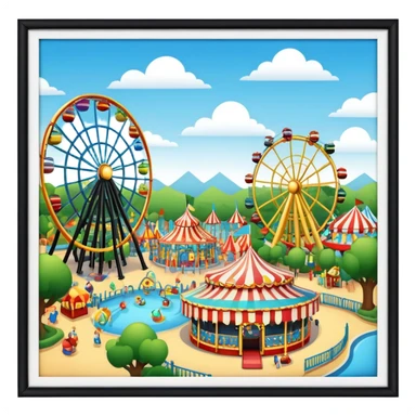 Parc attraction  sticker