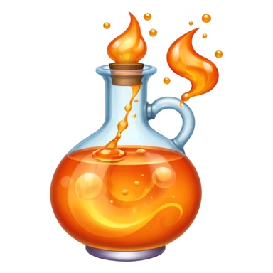magic potion fire bottle sticker