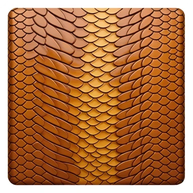 brown snake skin print sticker