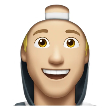 happy eminem sticker