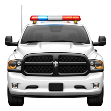 Dodge Ram Police sticker