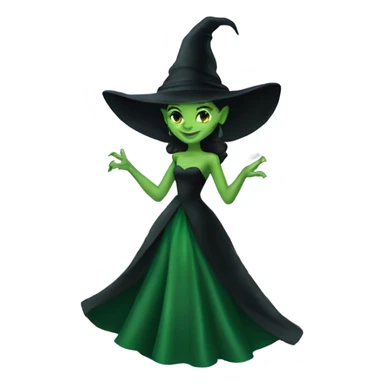 Wicked elphaba Glinda  sticker