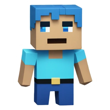 Steve from Minecraft sticker