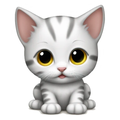 Baby kitten sticker