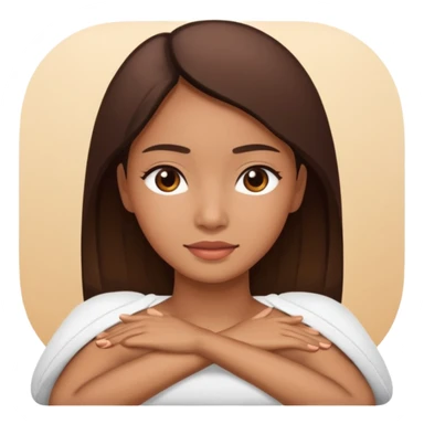 Philippines woman is getting a massage sticker