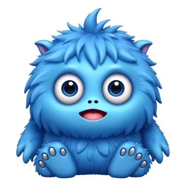 Huggy Wuggy blue monster sticker
