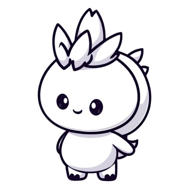 Sprunki character, fun cartoon mascot sticker