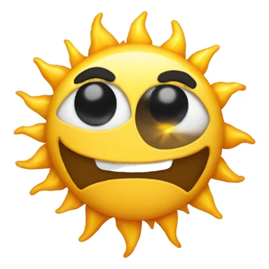 Sun eat me  sticker