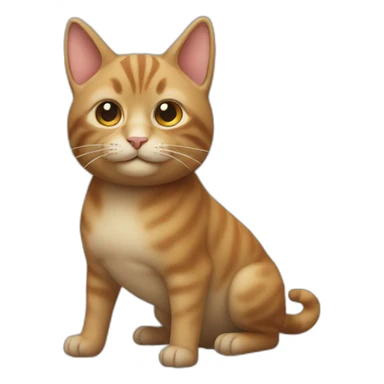 Un chat sur un toro sticker