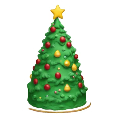 Christmas tree cake  sticker