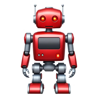 robot with red x in front of it sticker