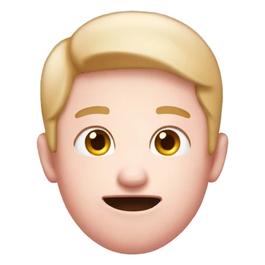 cute light pink reaction emoji sticker