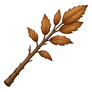 leafy stick sticker