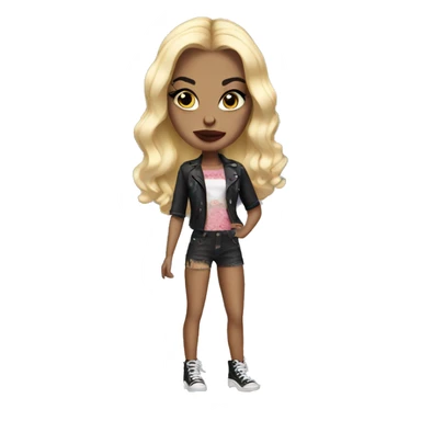 Smoking BRATZ doll  sticker