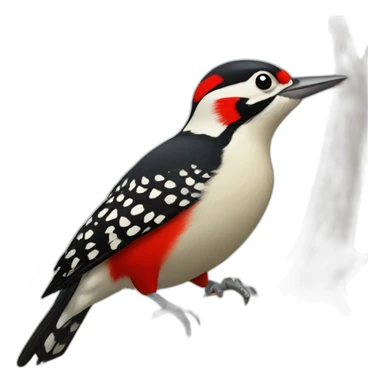 Woodpecker sticker