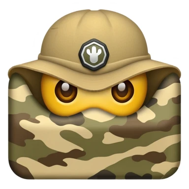 Khaki camo  sticker