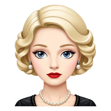 French Madame in Chanel Style sticker