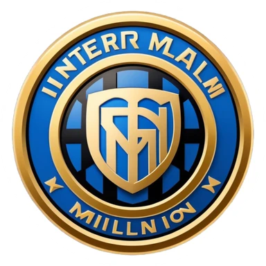 Inter milan logo sticker