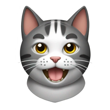 Gato con cuchillo sticker