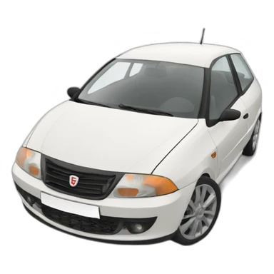 White Seat ibiza 2005 model sticker