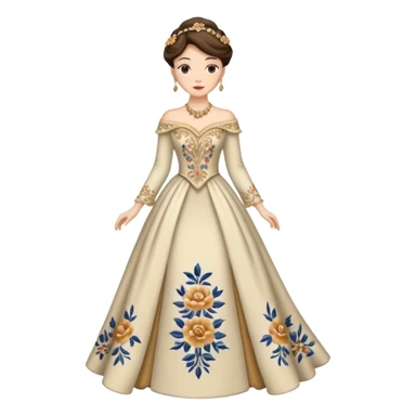 Character in Fairy Tale Beauty and Beast: Wardrobe Lady sticker