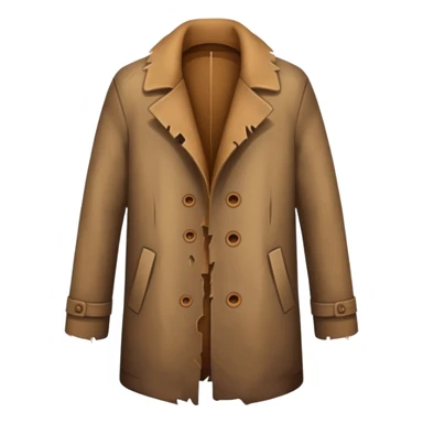 torn coat sticker