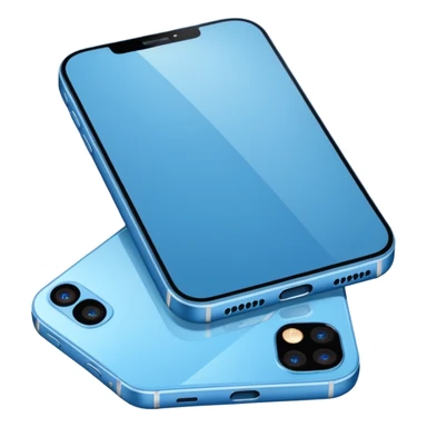 Téléphone iPhone 13 bleu sticker