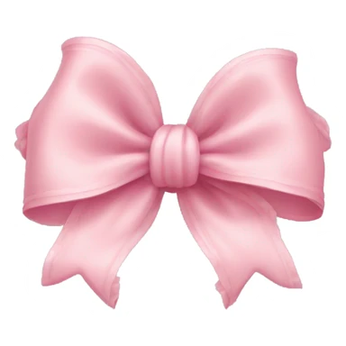 Light pink bow with ruffles sticker