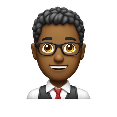 persona con comida sticker