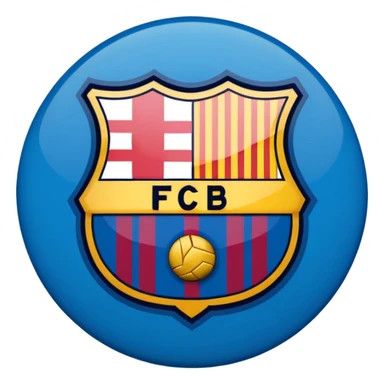 Barcelona football club logo (more accurate) sticker