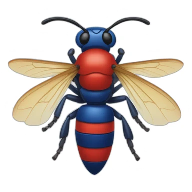 Hornet-blue-white-red-france sticker