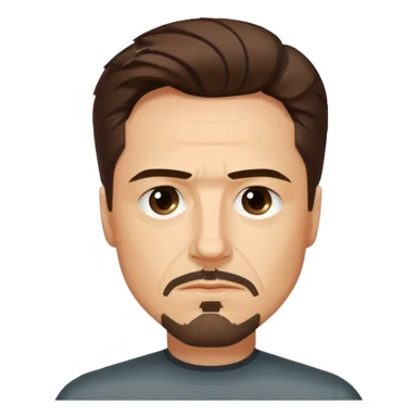 thinking tony stark sticker