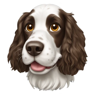 Springer spaniel dog sticker