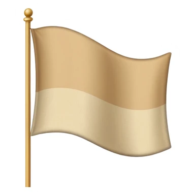 Beige flag like 🚩 but vaige color sticker