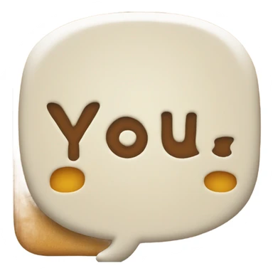 A speech bubble saying “your cooked” sticker