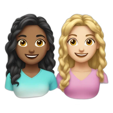 Maddie perez and cassie howard sticker