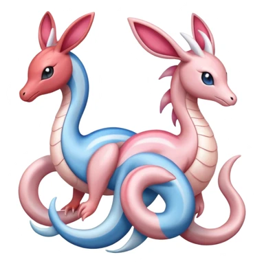 Milotic-Sylveon-Dragonair-Pokémon full body sticker