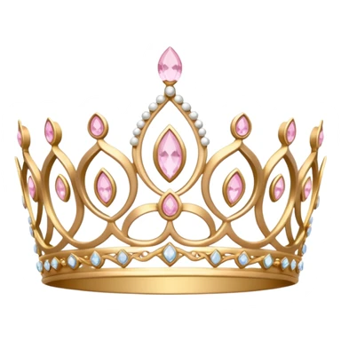 light pink tiara sticker