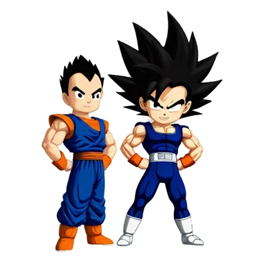 Songoku and vegeta sticker