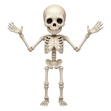 Gojo skeleton sticker