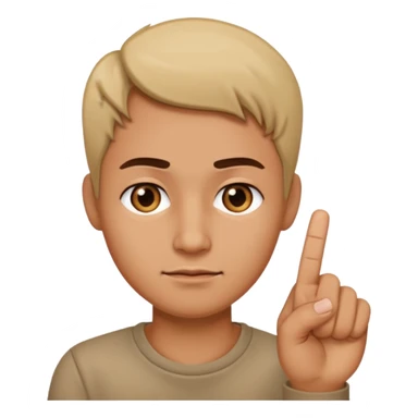 Side eye with middle finger  sticker