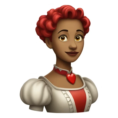 Queen of hearts sticker